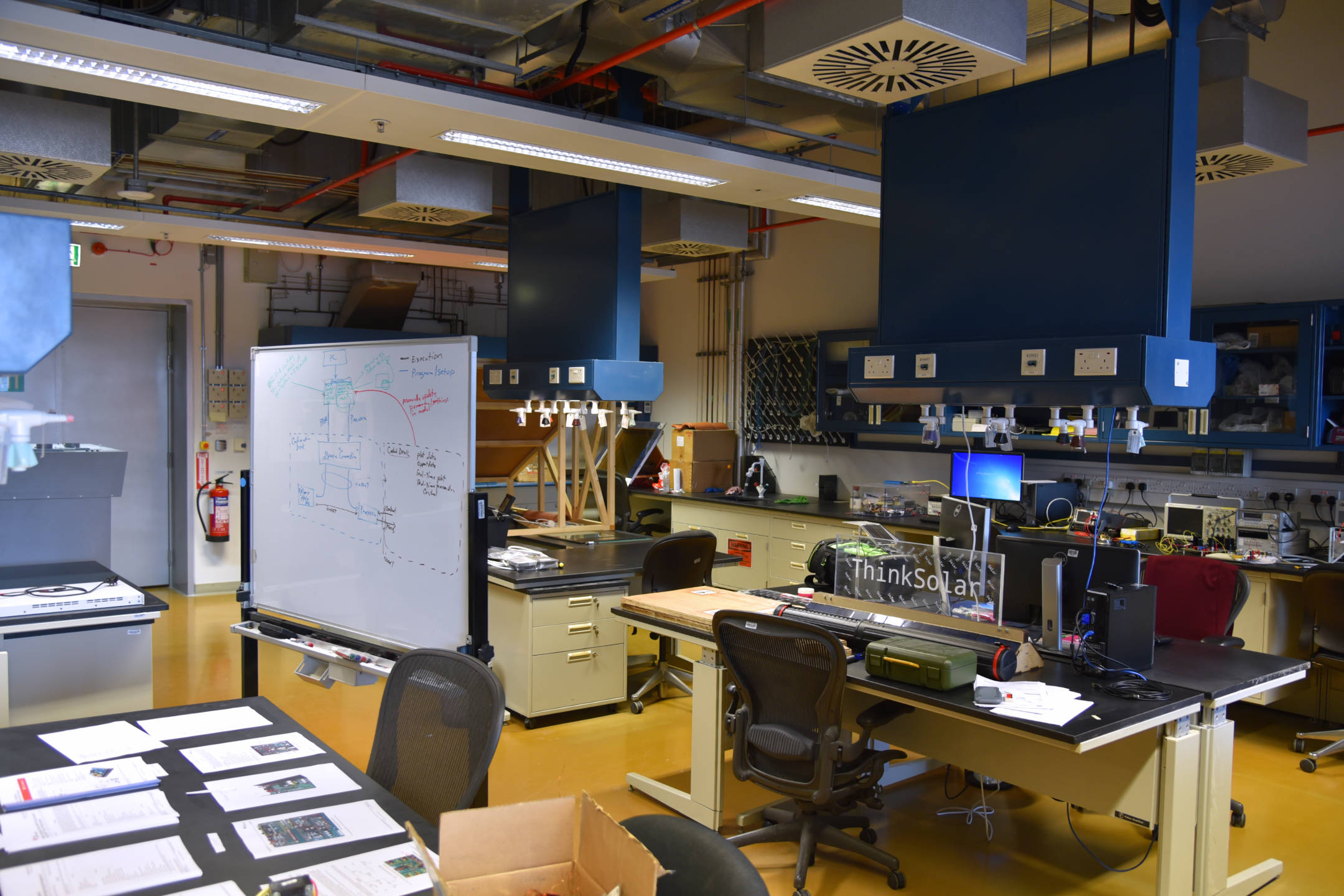 REAPER Lab's dedicated work space in Texas A&M's Qatar campus is fully equipped for our team's research projects.